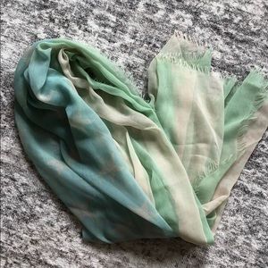 Free People American Flag Scarf - Mint Green